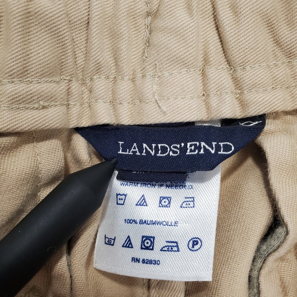 Lands End Men's Khaki Jogger Pants Size 34 - Picture 6 of 14